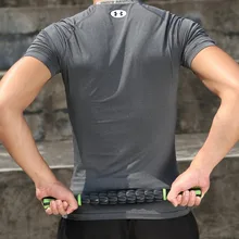 9 зубов массажный ролик для мышц Универсальный массажный карандаш физиотерапия инструмент для восстановления ног задний ролик для релаксации бодибилдинга