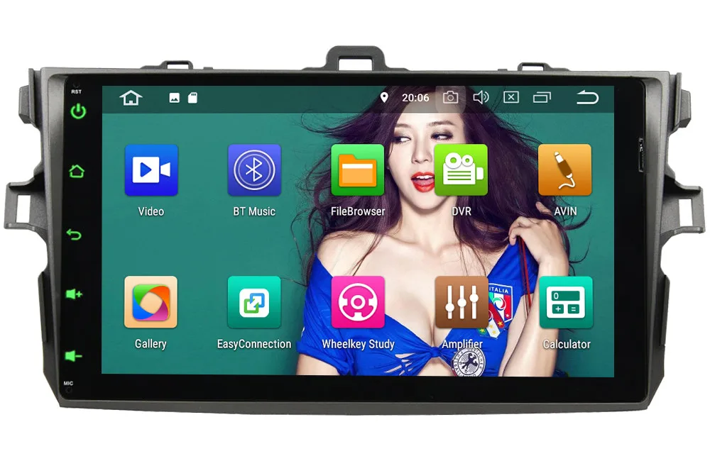 Sale 9" IPS Octa Core 4G Android 8.1 4GB RAM 64GB ROM RDS BT Car DVD Multimedia Player Autoradio Stereo For Toyota Corolla 2006-2011 1
