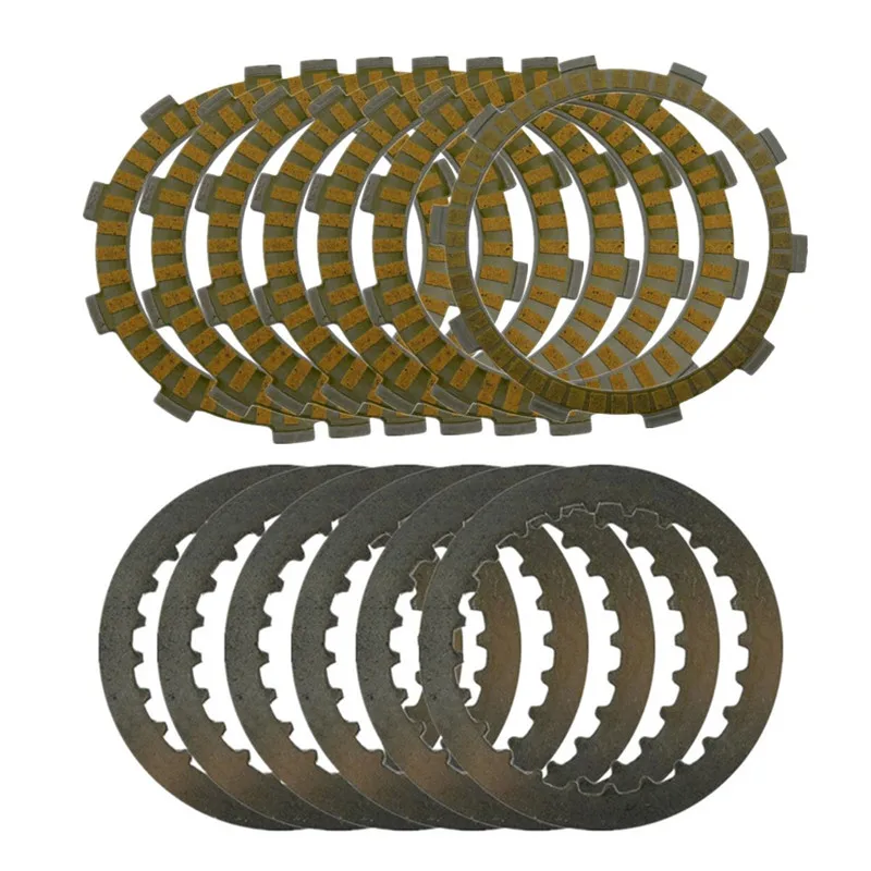 A set Motorcycle Engine Parts Clutch Friction Plates Kit & steel plates