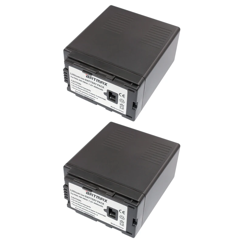 Bateria para Panasonic Rápido + 2 Inteligente Carregador Vwvbg6 Vbg6 Li-ion Bateria Filmadora Panasonic Ag-ac160a Ag-ac7 Led x Vw-vbg6 - Image 2