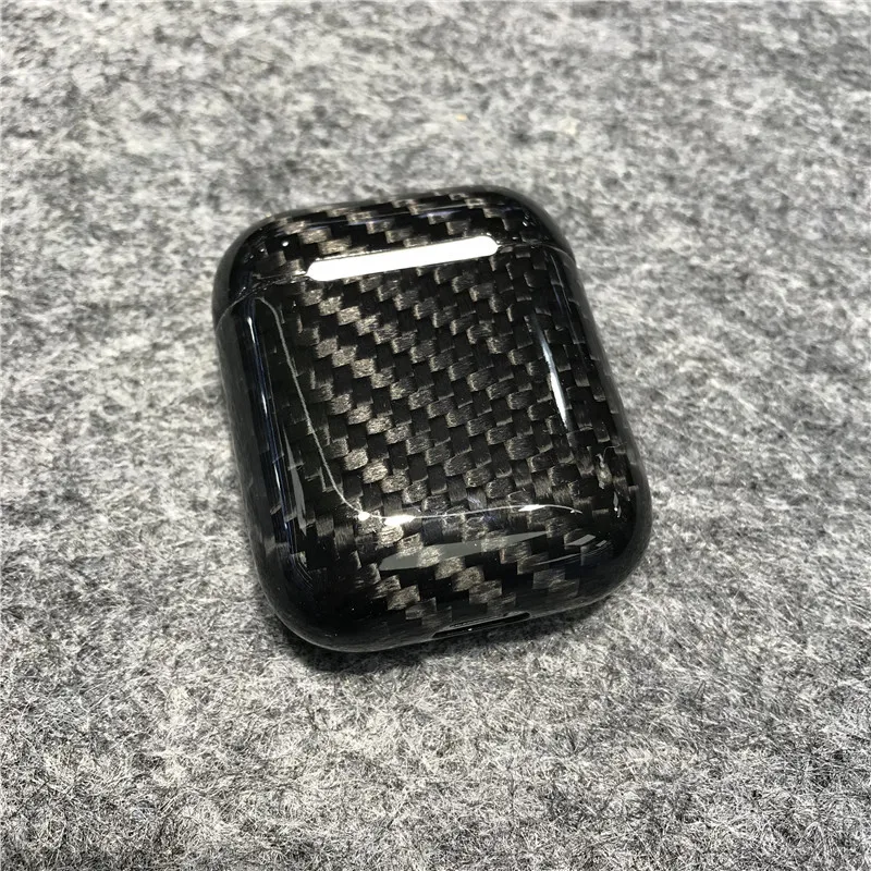 

Real Carbon Fiber Protective Case for Apple AirPods Earphone Dust Plug Skin Cover for AirPods Ultra Thin Full Cover Protetor