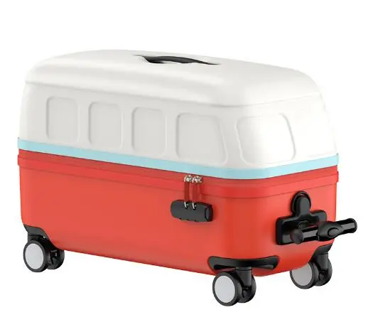 Детский чемодан для путешествий, чемодан на колесиках 20 дюймов, чемодан на колесиках с наклейкой для девочек и мальчиков, багаж для путешествий