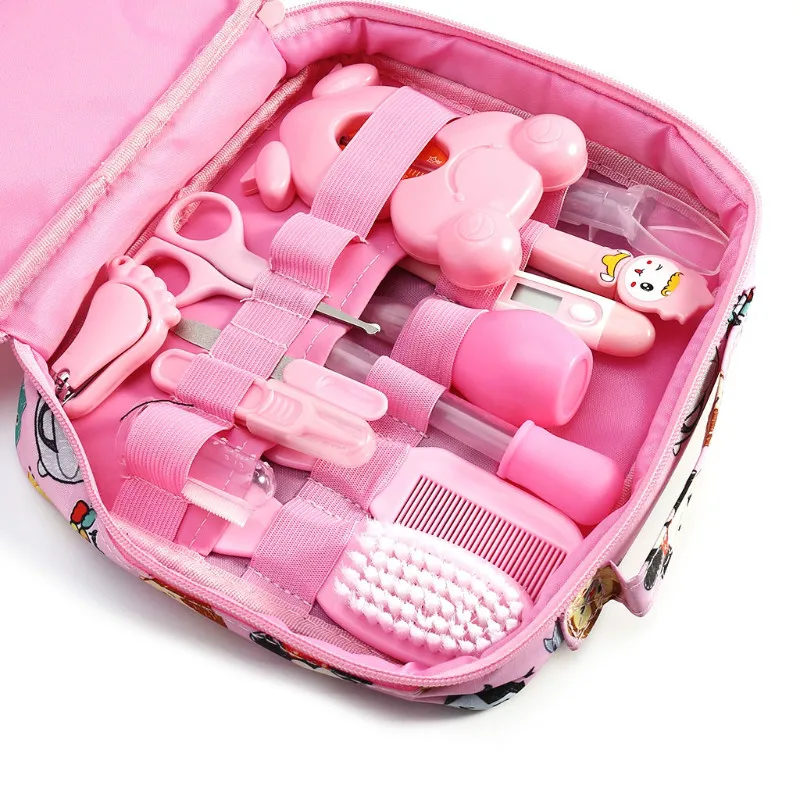 

13 Pcs/set Infant Baby Nail Trimmer Health Kits Baby Scissors Comb Thermometer Nail Care Newborn Products