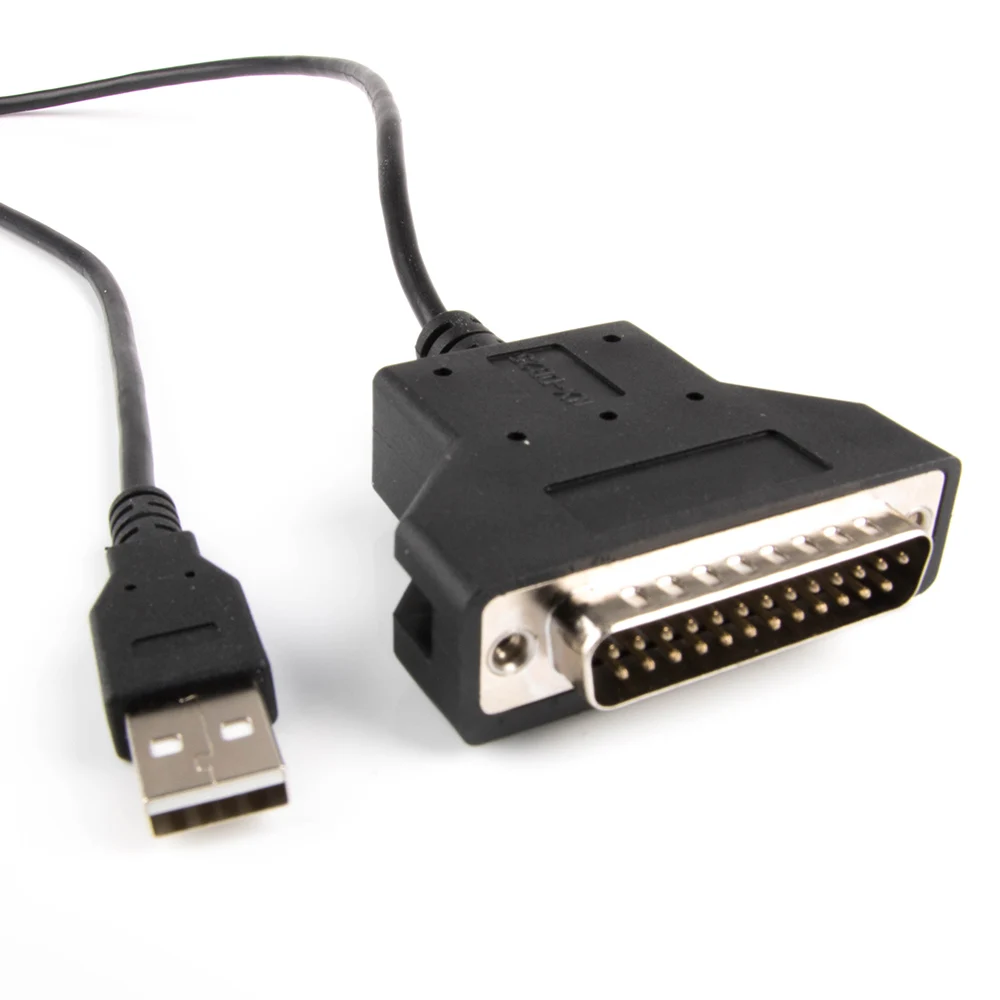 USB إلى DB25 الذكور RS232 المسلسل Adater كابل طابعة الباركود الحرارية مع CP2102 رقاقة Silabs 0.3 m 1.5 m اختياري