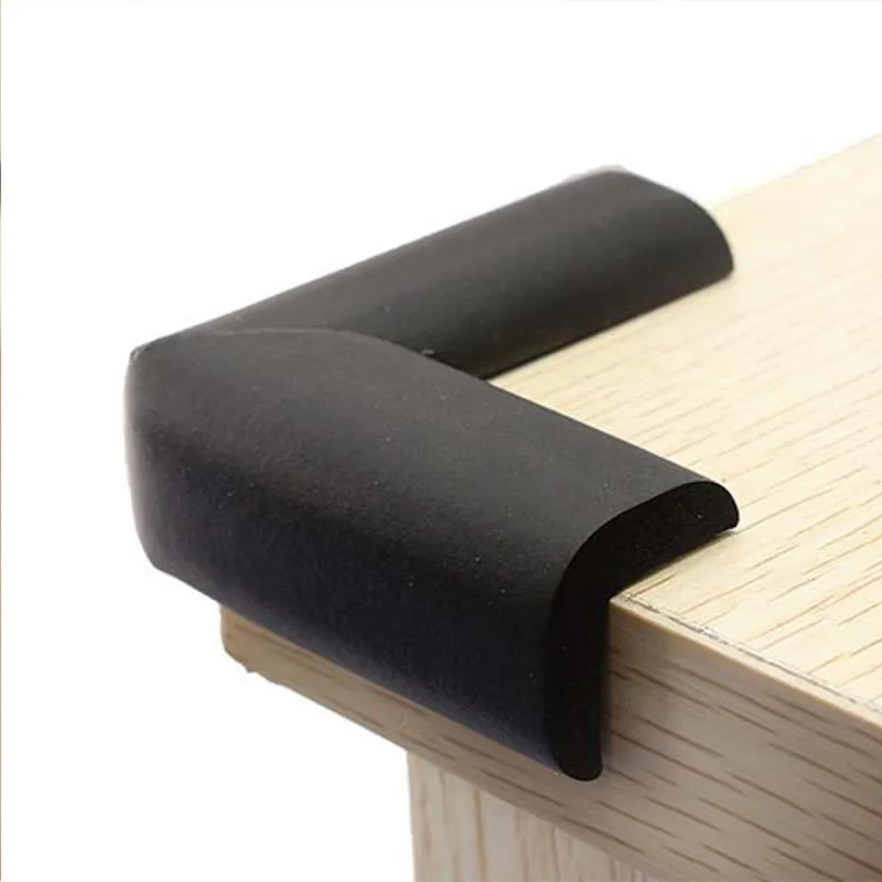 8pcs Edge protection Corner protection Child safety Child safety cushion baby soft Brown