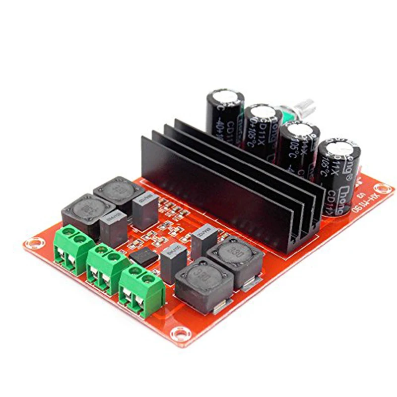 Aokin XH M190 TDA3116D2 плата цифрового усилителя мощности TPA3116 2X100W двухканальная Плата 12 24