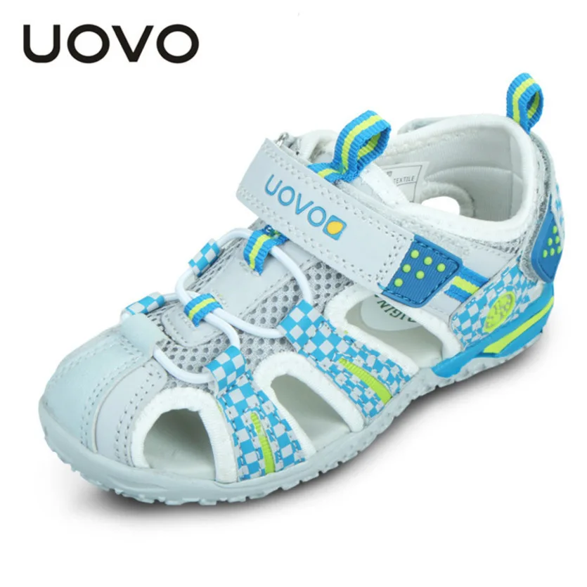 

UOVO Summer Boys Sandals Kids Summer Shoes Breathable Kids Sandals Closed Toe Sandals For Boys Beach Children Sandals