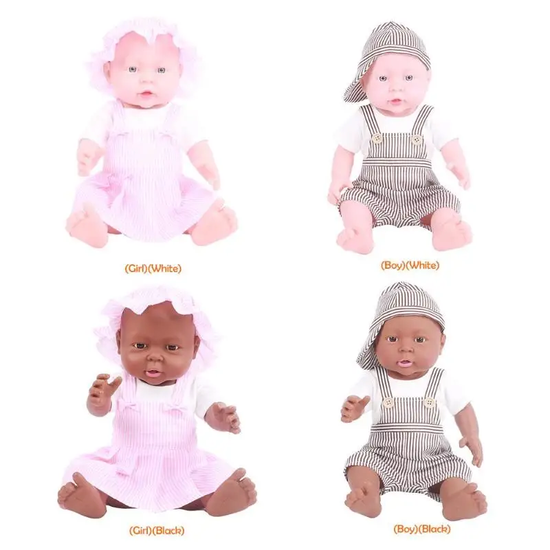  30/41cm Newborn Baby Simulation Doll Soft Vinyl Reborn Baby Doll Children Kindergarten Lifelike Pla - 33036456402