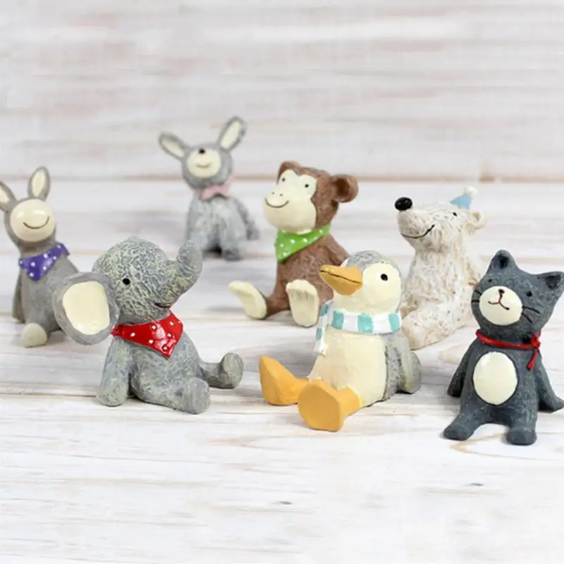 

Animal 2019 Top Selling DIY Fairy Garden Ornament Miniature Resin Figurine Craft Plant Pot Decor