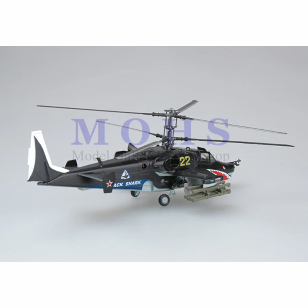 Easy model масштабная модель 37023 1/72 весы сборные модели вертолета закончил шкалы KA50 ВВС России Ka-50 N22 Черная Акула