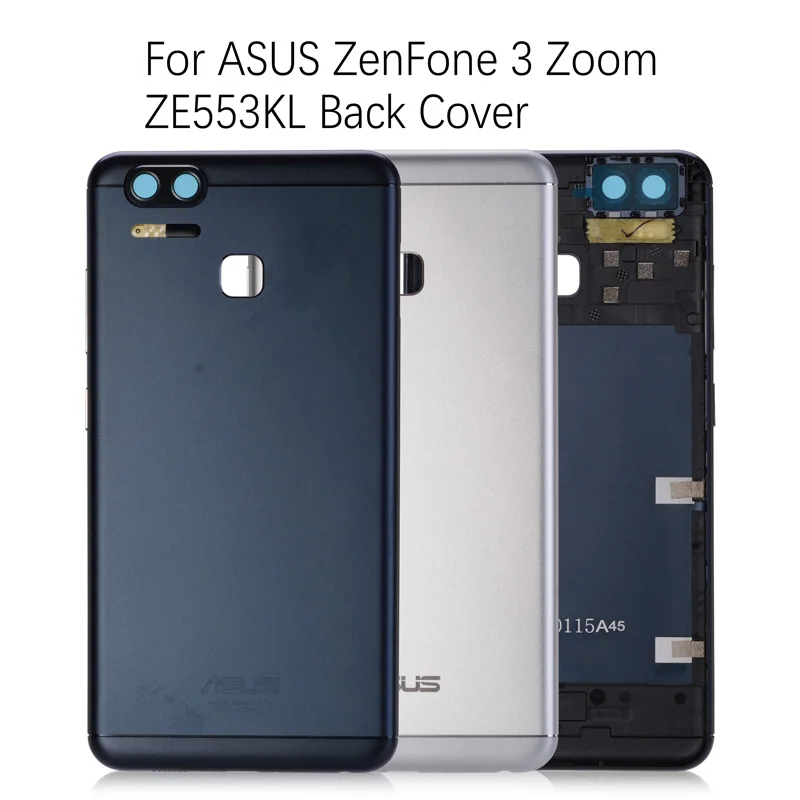 Задняя крышка для ASUS ZenFone 3 Zoom ZE553KL на батарею черный