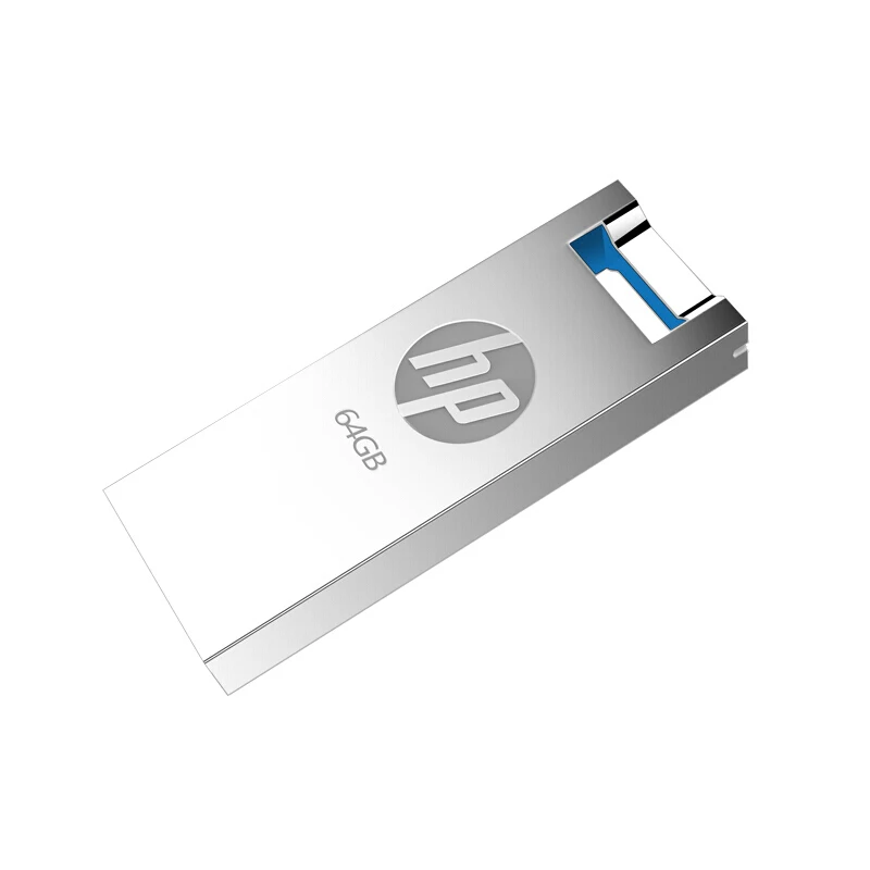 Hp USB флэш-накопитель 16 ГБ 32 ГБ 64 ГБ v295w металлический круг USB флеш-накопитель U диск на ключе дропшиппинг Флешка 32 Гб