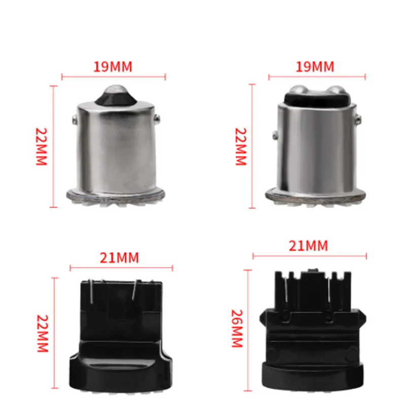 100x автомобильная лампа для стайлинга s25 1157 1156 Ba15s 3156 3157 7440 7443 22 Led 3014 22smd Свет