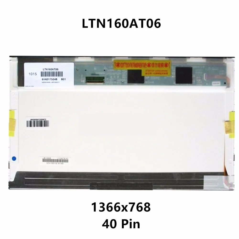 

16'' Laptop LCD Screen Display Matrix Panel LTN160AT06 U01 U02 U03 U04 LTN160AT06-A01 LTN160AT06-B01 H01 T01 W01 HSD160PHW B00