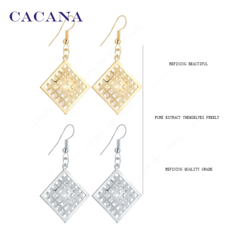 CACANA Dangle Long Earrings For Women Top Quality Chinese Knots Shape Bijouterie Hot Sale No.A429 A430