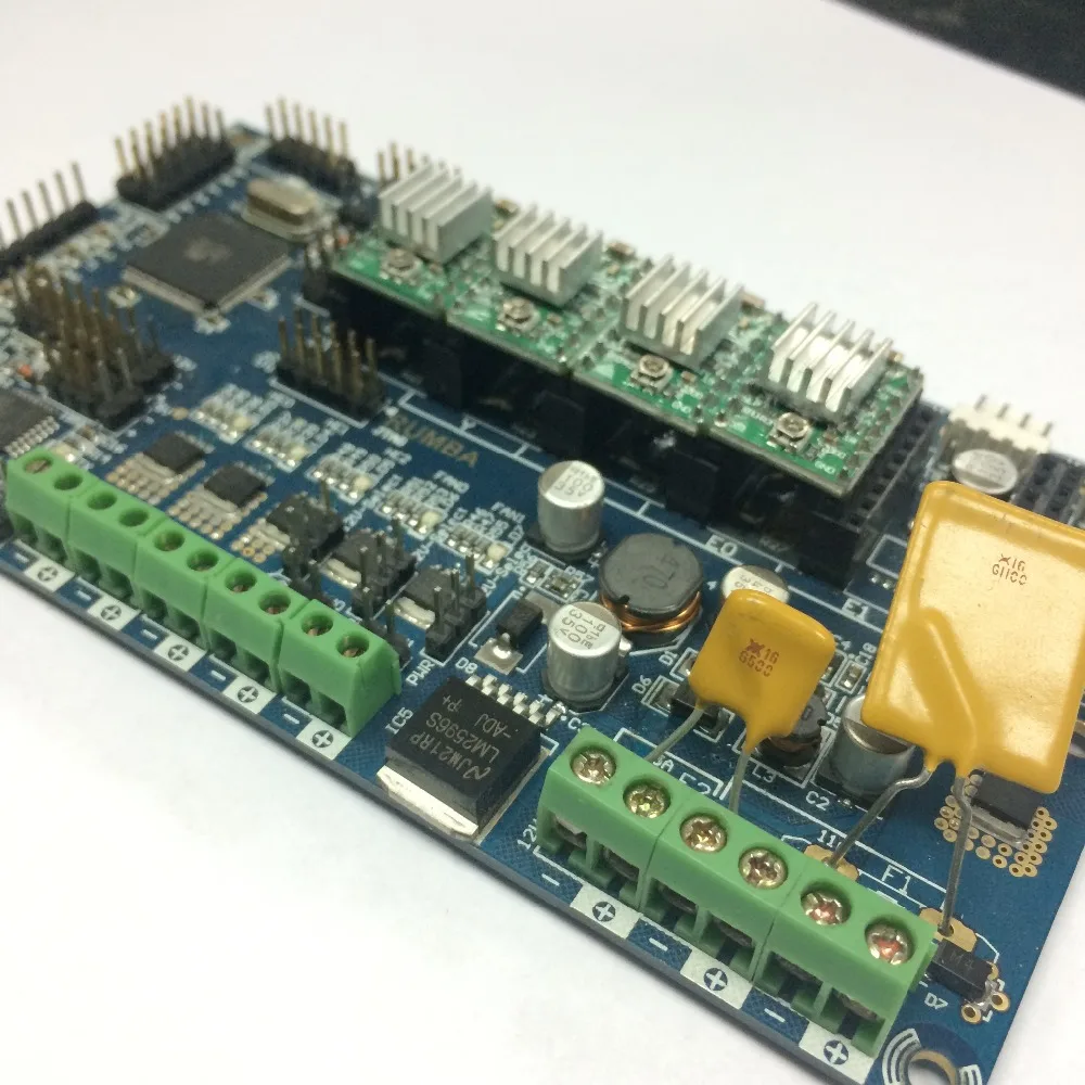 

3D Printer Kits RepRap Rumba Board With 6pcs DRV8825/4988 Stepper Driver RAMPS 1.4 Mendel Board