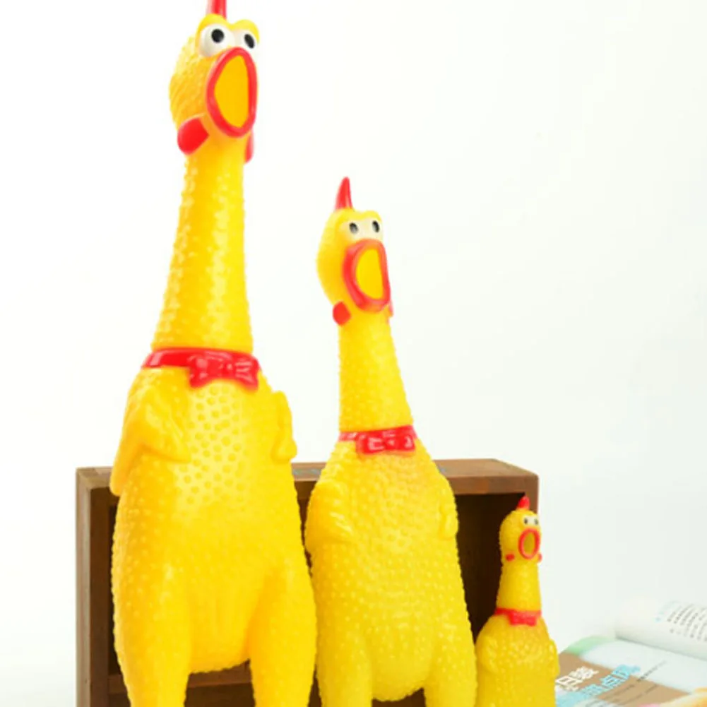 Кричащая курица странная кричащая вентиляция Вся человеческая хитрая креативная игрушка для домашних животных большой и средний голос