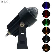 DONWEI 3 Вт COB светодиодный настенный светильник прожекторы Открытый водонепроницаемый IP65 Алюминиевый настенный светильник проектор для строительства парка площадь