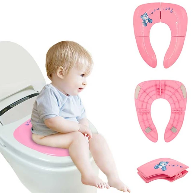 Kids Potty Training Toilet Seat Toddler Chair Soft Cover Pad