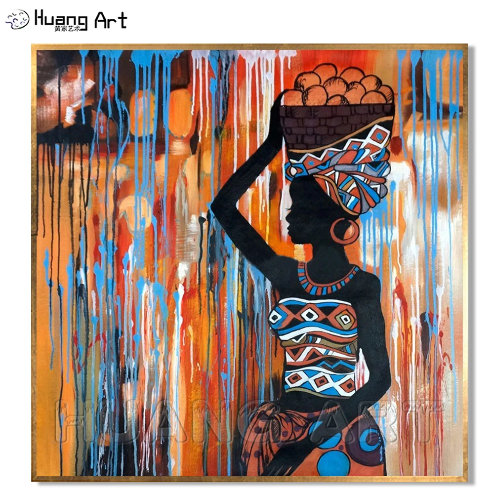 Африканка картина маслом