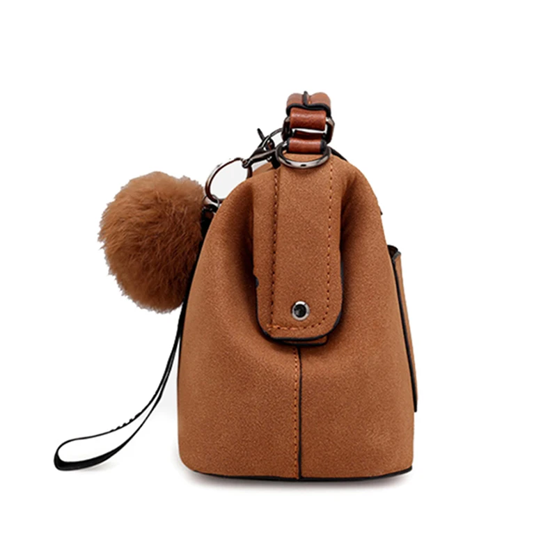 Women Shell Handbag PU Female Shoulder Bag Fashion Luxury Handbags Crossbody Messenger Bags Lady Pompom Clutch Bolsa SS0393 (7)
