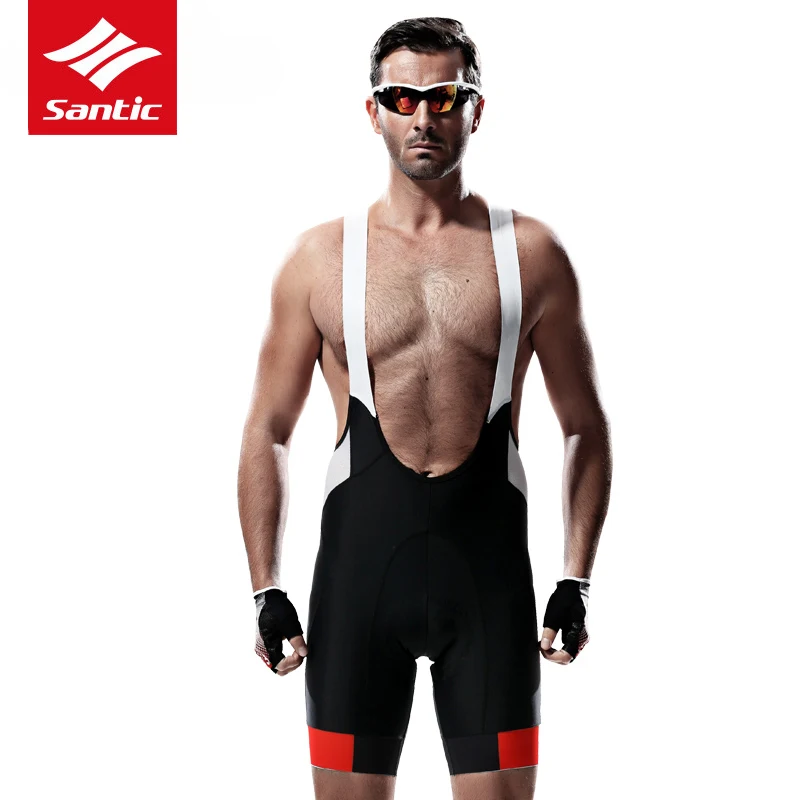 

Santic Men Cycling Shorts Original Brand Mountain Road Bike Shorts Pro 4D Padded Breathable MTB Bicycle Shorts Bermuda Ciclismo