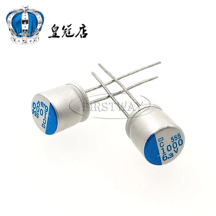Solid capacitors 6.3V1000UF 8 * 8 motherboard capacitance 1000UF 6.3V 8