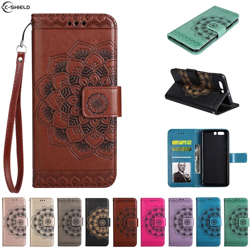 Flip Case For Huawei P10 P 10 Mobile Phone Leather Cover VTR-L29 VTR-L09 VTR L29 L09 wallet bag soft silicon TPU | Мобильные