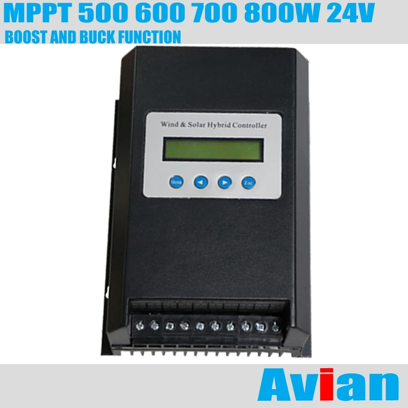 

MPPT 24V 500W 600W 700W 800W wind solar hybrid controller free software CE certificated with boost and buck charing function