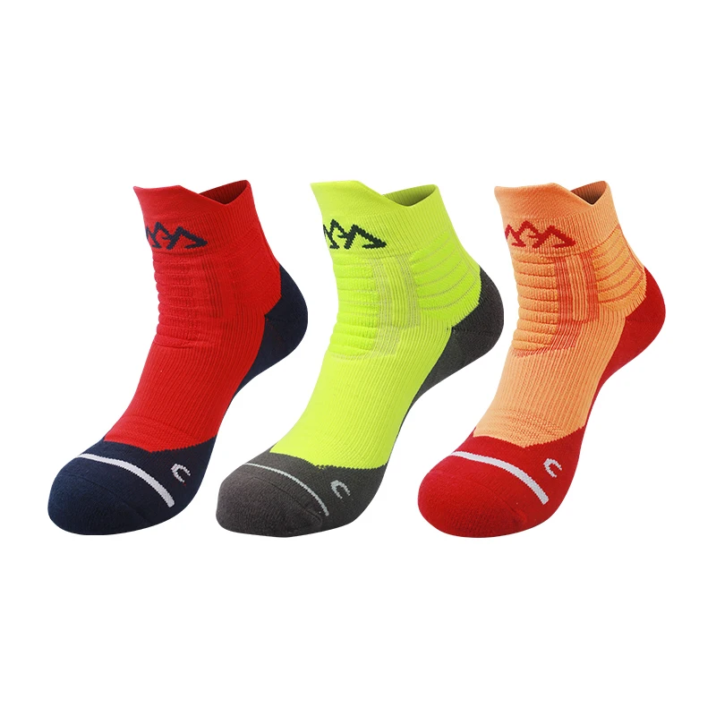 High Performance Marathon Running Socks Silver ion COOLMAX Quick drying