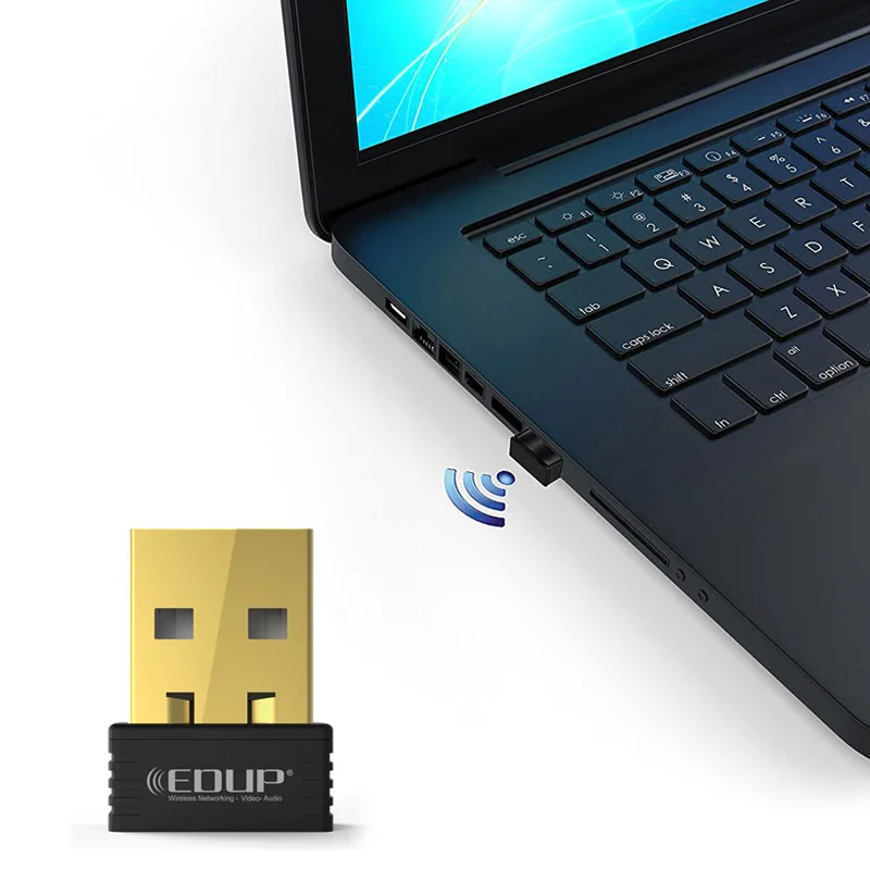 

150Mbps Wireless USB Adapter EDUP EP-N8553 Wifi Receiver Ethernet Card For Computer Laptop PC QJY99