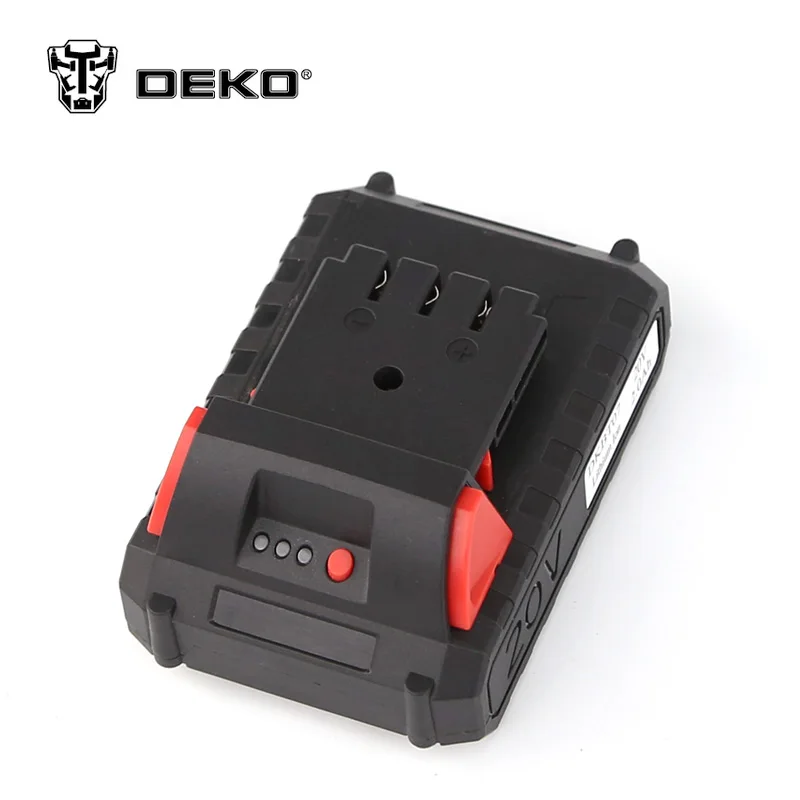 DEKO 20V литиевая 2000mAh аккумуляторная батарея для садовых инструментов|Аксессуары