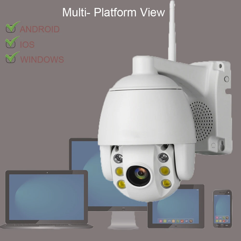 2MP 3g 4G беспроводная PTZ IP камера Wifi 1080P наружная Водонепроницаемая мини-камера P2P двухсторонняя аудио CCTV камера безопасности