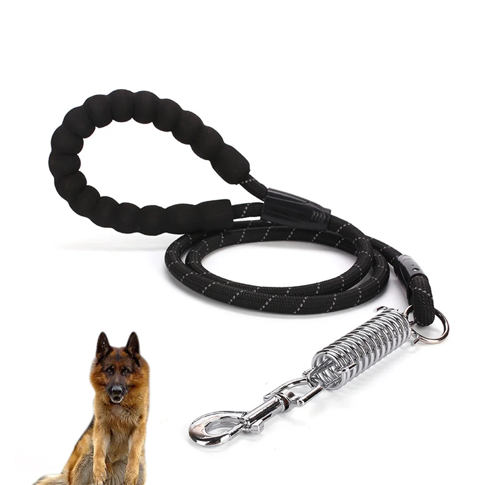 

Strong Dog Leash Comfortable EVA Padded Handle Highly Reflective Threads for Medium Large Dogs Best Price