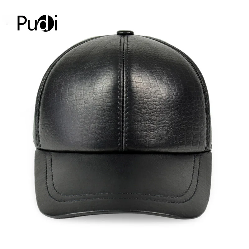 Мужская бейсболка HL128 из натуральной кожи 2020|genuine leather baseball cap|leather capbaseball cap |