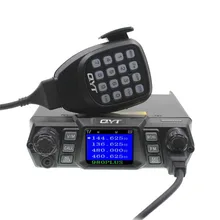 Qyt KT-980 plus alta poderosa 75 w vhf/55 w uhf banda dupla quad standby KT-980Plus função dtmf móvel walkie talkie