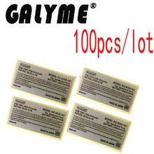 100 шт/партия новая часть для ремонта DIY для nindogameboy Pocket GBP GBO DMG Shell/Case пластиковая бирка ярлык стикер задняя бирка корпус