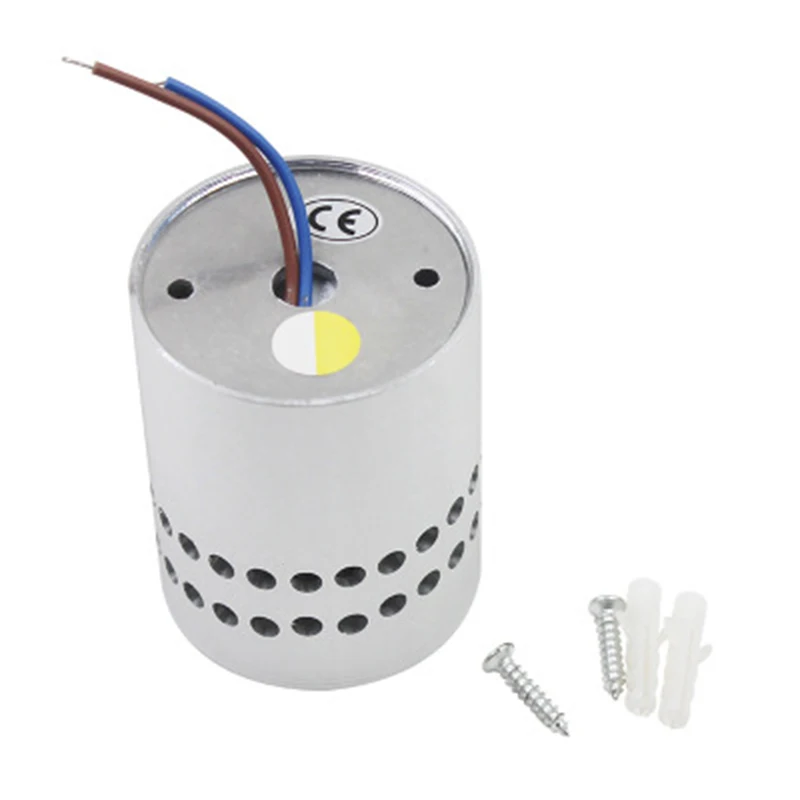 

1pc 3W Creative Wall Lamps Indoor Modern LED Light Living Room Bedroom Lamp for Home Party Fixtures Lighting 3 Colors