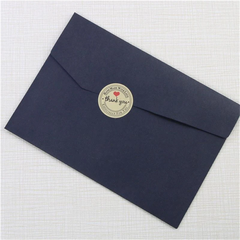 120 шт., красные наклейки с надписью «Love Thank You», самоклеющиеся художественные этикетки, наклейки на заказ, круглые этикетки, бумажный пакет
