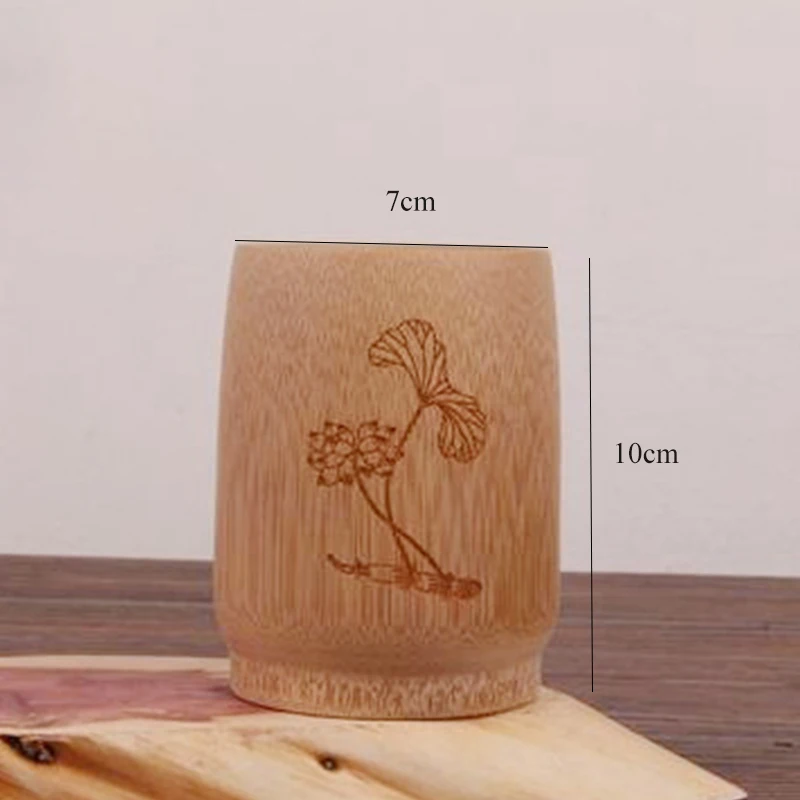 Бамбуковая чашка с логотипом, Экологичная чашка для чая, газированная боьшая чашка для пикника, украшения дома - Цвет: Model 6