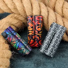 vapersmd Store кальмар промышленности двух барабанный V3 150 W вольтовой ультрасовременный с модернизированным с плоским верхом OLED Дисплей электронная сигарета паров мод VS перетащите 2