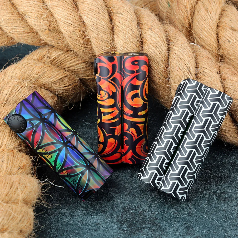 

NEW Heavengifts Squid Industries Double Barrel V3 150W VW MOD with Upgraded Flat Top OLED Display E-cig Vaping Mod VS Drag 2
