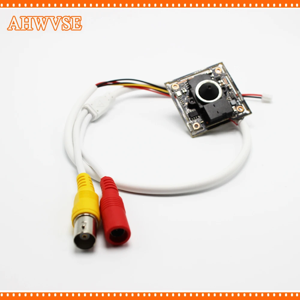 

AHWVSE 12pcs/lot HD 1.3MP 960P Indoor CCTV Mini AHD Camera module with BNC Cable and 3.7 mm lens