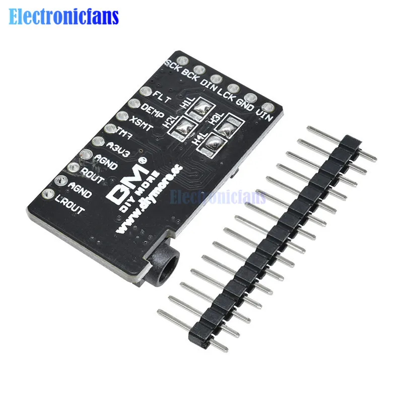 PCM5102 DAC I2S декодер интерфейса звуковая карта плата цифровой аудио GY Phat формат