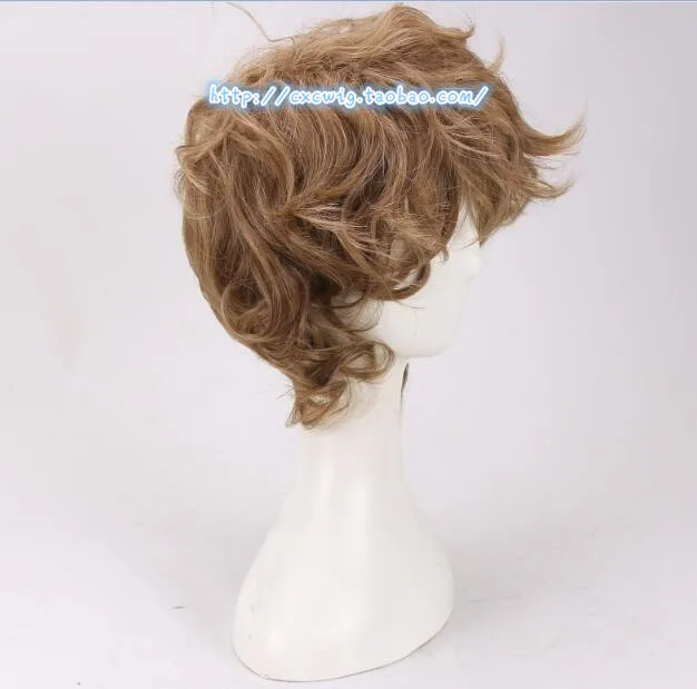 Властелин колец билбо Бэггинс Хоббит косплей парик коричневые волосы ролевые игры