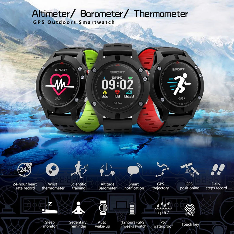 

Smart Watch Color Screen GPS Watch Waterproof Band Smart Watch Men Heart Rate Step Sleep Monitoring Sport Smart Watch for Phone