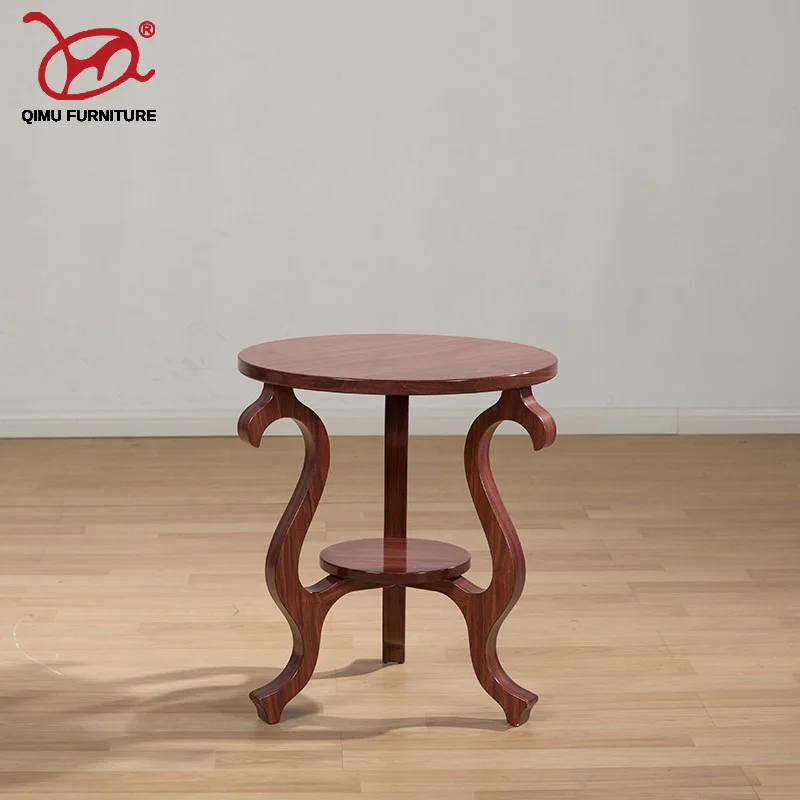 Self-contained solid wood tea table antique old furniture round wooden end table suitable for the living room made in china M223 Self-contained solid wood tea table antique old furniture round wooden end table suitable for the living room made in china M223