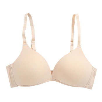 

Smooth Seamless Girls 3/4 Cup Bra Comfortable Padded Underwear Wireless Push Up Sleepy Bra Lingerie for Woman 38 A B