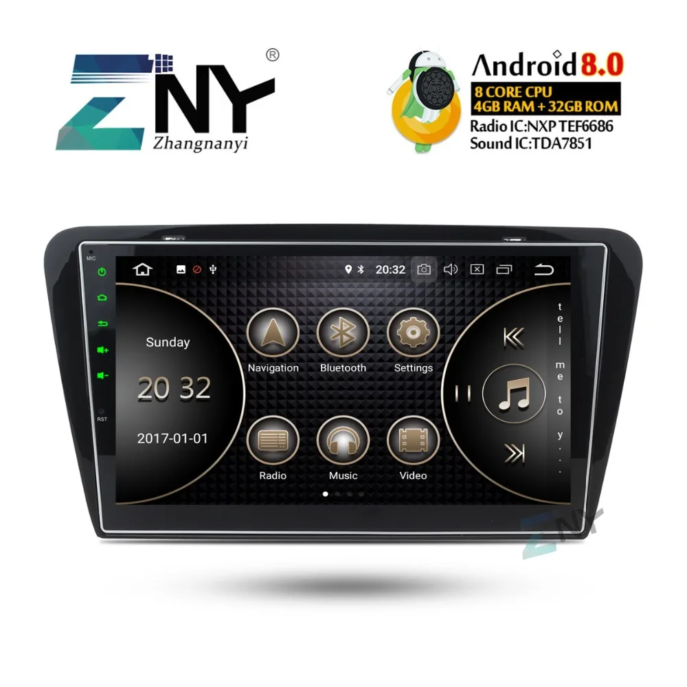

10.1" IPS Android 8.0 Auto Radio FM GPS For Skoda Octavia A7 2013 2014 2015 2016 + Optional DSP Carplay DAB+ 64GB ROM Parrot BT