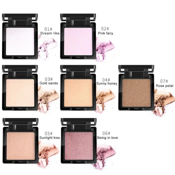 

Makeup Lasting Shiny Waterproof Highlighter Pressed Powder Brighten Effect Luminous Powder Face Makeup
